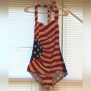 Fables retro pinup style 4th of July bathing suit